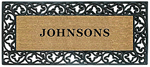 Accanthus Border Personalized Doormat Product Image